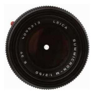 ライカレンズLeica Summicron M 50mm f/2 Leica 50mm f/2 SUMMICRON-M Black Lens for M System - USA