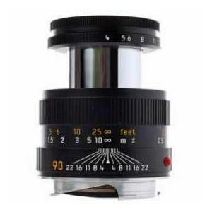 Leica 90mm f/4 Macro Elmar-M, Black, with Angle Finder M and Macro Adapter M(Black Anodized finis |  | 02