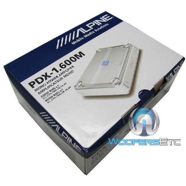 アルパイン PDX-1.600 パワーアンプ 600W サブウーファー- アルパイン PDX-1.600 パワーアンプ 600W サブウーファー-