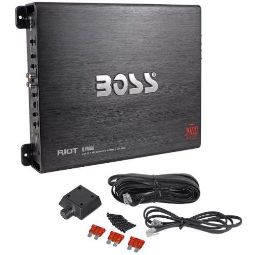 BOSS(ボス) R3400D 3400W モノClass D パワーアンプWith Strapping (bridge) Capability and Bass Remote | 