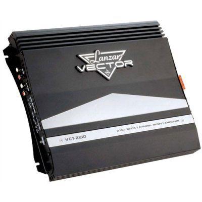 Lanzar(ランザー) Vct2210 2000w 2 Ch カーオーディオ アンプ アンプ 2Ch 2000W | 