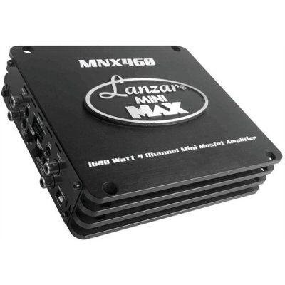 Lanzar(ランザー) Mnx460 1600w 4 Ch カーオーディオ アンプ アンプ 4Ch 1600W | 