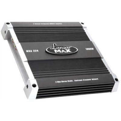 Lanzar(ランザー) Mxa224 1000w 2 Ch カーオーディオ アンプ アンプ 1000W 2Ch | 
