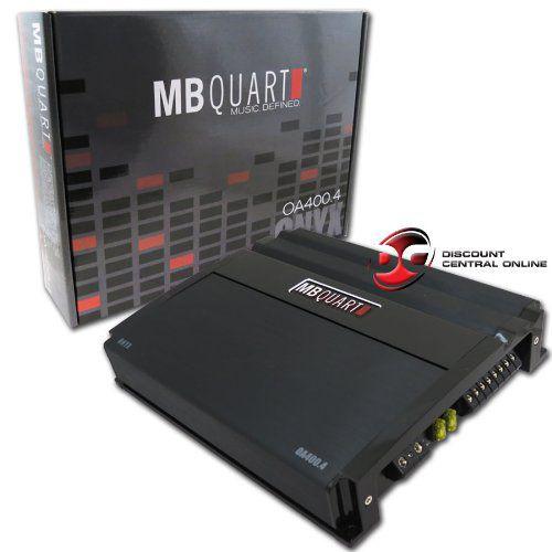 MB Quart(MBクォート) OA400.4 カーオーディオ 4Ch アンプ 400w RMS | 