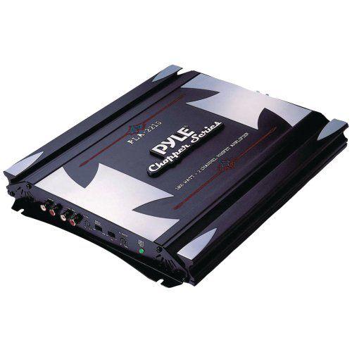 Pyle(パイル) Chopper PLA2210 2Ch カーアンプ 1800W - 95dB SNR | 