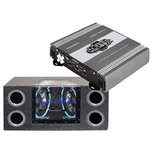 Pyramid Powerful アンプ/サブウーファー パッケージ for Car/Truck/SUV -- PB915X 1200W 2Ch Bridgeable | 