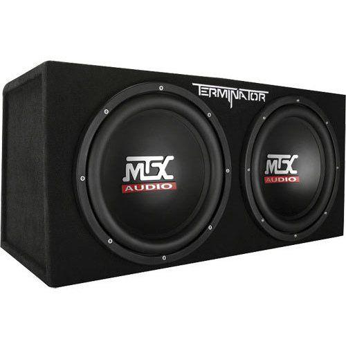 MTX オーディオ Terminatorシリーズ TNE212D 1，200W デュアル 12インチ Sub エンクロージャー | 
