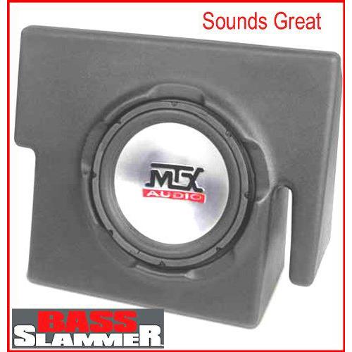 MTX UNLOADED Thunderform サブウーファー エンクロージャー for Dodge Dakota Quad Cab 2000-2004 Holds | 