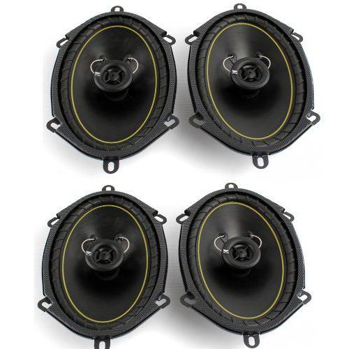 2ペア Kicker(キッカー) DS68 6x8” 2-Way コアキシャル カーオーディオスピーカー 280W Total 11DS68 | 