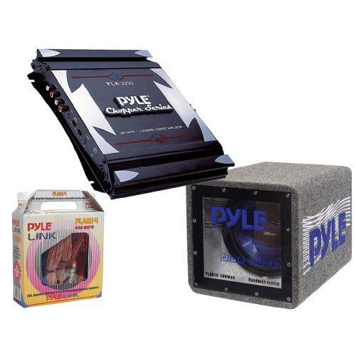 Pyle(パイル) Super アンプ/サブウーファー/Installation パッケージ for Car/Truck/SUV -- PLA2200 2Ch | 