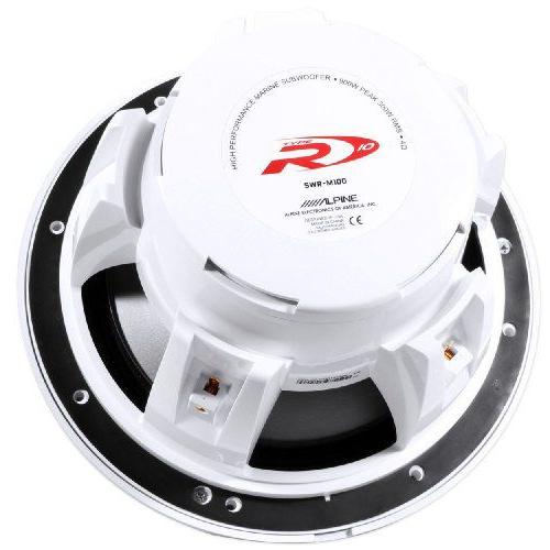 Alpine(アルパイン) SWRM100 10 Inch 900W 4オーム マリン サブウーファー 63534142ワールドセレクト