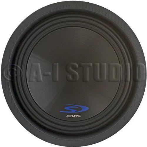 SWS-15D2Alpine(アルパイン) 15” デュアル 2-Ohm 500W RMS Type-S カーサブウーファー | 