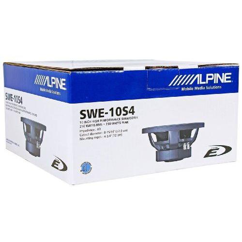 パッケージ: (2) Alpine(アルパイン) Type-E SWE-10S4 10” Inch 1500W 4-Ohm Voice Coil サブウーファー |  | 02