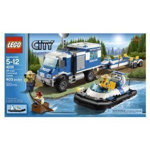 【LEGO(レゴ) シティ】 LEGO（レゴ） シティ　ポリス指令トラックとポリスボート 　4205　Off Road Command Center | 