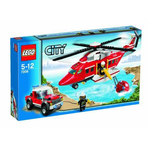 【LEGO(レゴ) シティ】 シティ 消防ヘリコプター 7206 | 