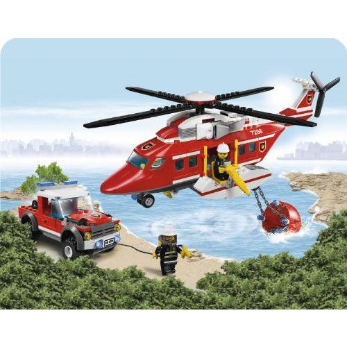 【LEGO(レゴ) シティ】 シティ 消防ヘリコプター 7206 |  | 01