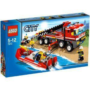 【LEGO(レゴ) シティ】 Off-Road Fire Truck&Fireboat/シティ オフロード消防自動車と消防艇 7213 | 