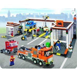 LEGO(レゴ) シティ】 シティの町 自動車修理工場 7642 : 65452481 