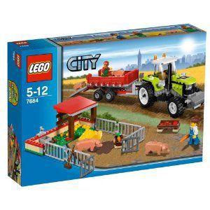 【LEGO(レゴ) シティ】 シティ 養豚場とトラクター 7684 | 