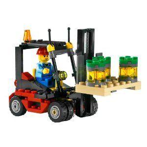【LEGO(レゴ) シティ】 シティの町 トラックとフォークリフト 7733 |  | 03