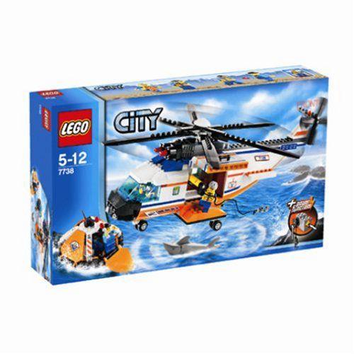 【LEGO(レゴ) シティ】 シティ ヘリコプターと救命ボート  7738 | 
