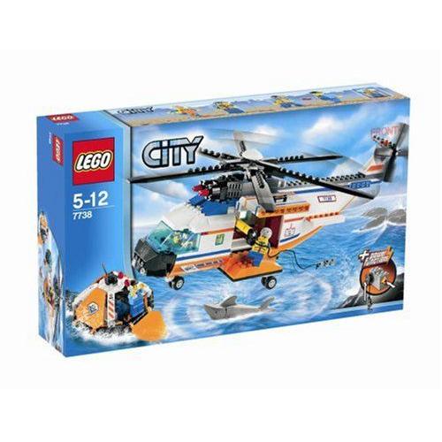 【LEGO(レゴ) シティ】 シティ ヘリコプターと救命ボート  7738 |  | 01