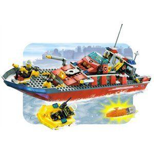 【LEGO(レゴ) シティ】 シティ 消防ボート 7906