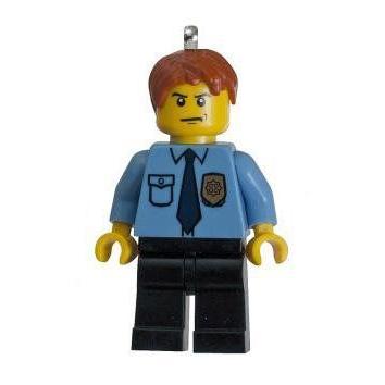 【LEGO(レゴ) シティ】 CITY Policeman Key Chain ／ シティ お巡りさん キーチェーン 853091
