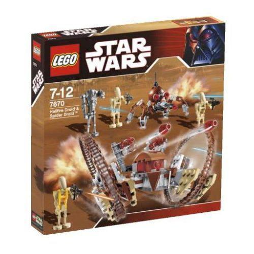 【LEGO(レゴ) スターウォーズ】 スターウォーズ ヘイルファイヤー・ドロイドとスパイダー・ドロイド 7670 | 