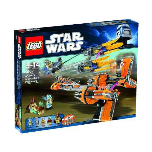 【LEGO(レゴ) スターウォーズ】 スター・ウォーズ アナキンとセブルバのポッドレーサー 7962 | 