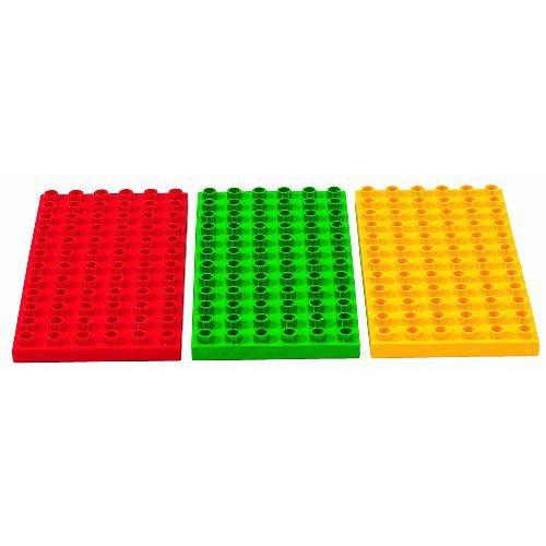 【LEGO(レゴ) デュプロ】 2198 3 Building Plates デュプロ プレート3枚セット_1