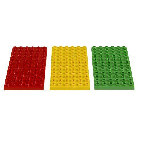 【LEGO(レゴ) デュプロ】 2198 3 Building Plates デュプロ プレート3枚セット_2