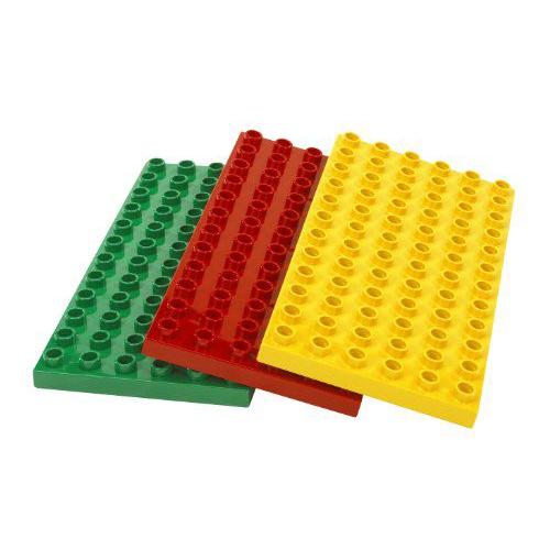 【LEGO(レゴ) デュプロ】 2198 3 Building Plates デュプロ プレート3枚セット_3