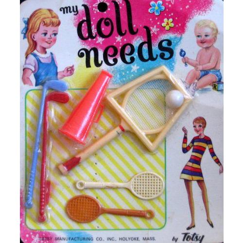 ビンテージ My 人形 Needs - Sports Equipment アクセサリー for Barbie(バービー) & 11.5” ファッショ | 