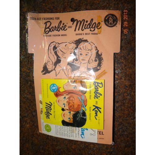 1963 ティーンエイジ ファッション FOR Barbie(バービー) ＆ MIDGE #1833 SHOE WARDROBE - 13 PAIR OF OR |  | 01