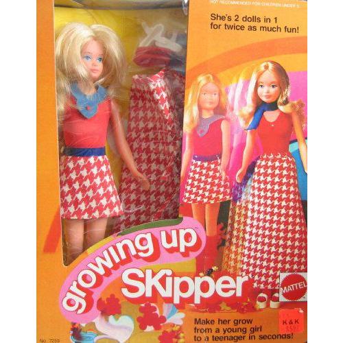 Barbie(バービー) GROWING UP スキッパー 人形 / 洋服 - 2 in 1 For