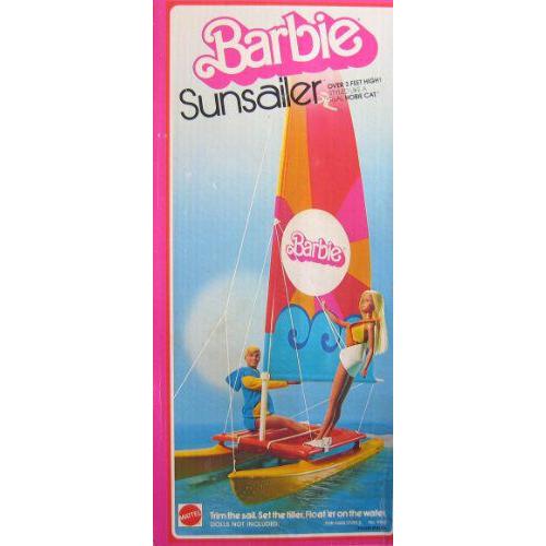 Barbie(バービー) SUNSAILER Catamaran - SAIL ボート / ”Real” Hobie Cat Features (1975 Mattel Hawt | 