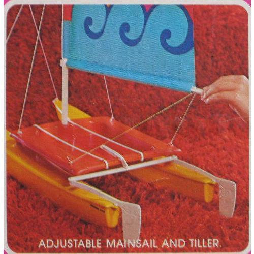 Barbie(バービー) SUNSAILER Catamaran - SAIL ボート / ”Real” Hobie Cat Features (1975 Mattel Hawt |  | 02