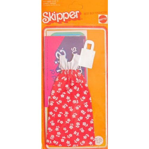 Barbie(バービー) スキッパー BEST BUY ファッション / Red & ホワイトドレス， PURSE & Booklet (1976 M | 