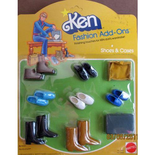 Barbie(バービー) KEN(ケン) ファッション Add Ons シューズ & CASES (1978 Mattel Hawthorne) | 