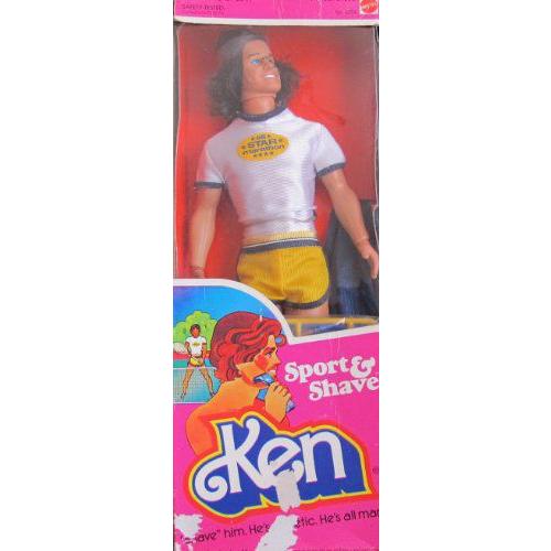 Barbie(バービー) KEN(ケン) Sport & Shave 人形 / 11 Sports & Grooming Play Pieces (1979 Mattel Hawt | 
