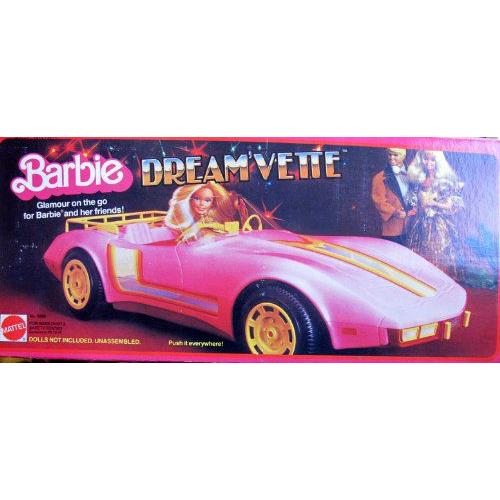 Barbie(バービー) DREAM' VETTE - Corvette Convertible Vehicle / Golden Accents! (1980 Mattel Hawtho | 