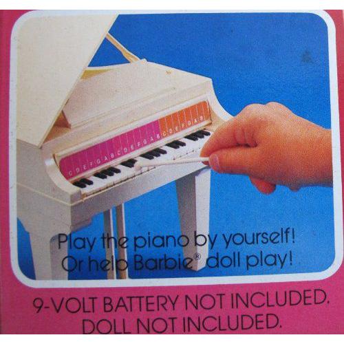 Barbie(バービー) ELECTRONIC PIANO - BABY GR＆ Piano / BENCH & More! (1981 Mattel， Hawthorne) |  | 02