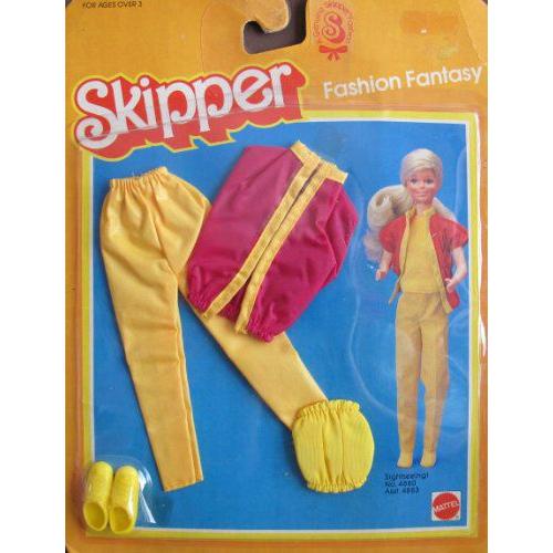 Barbie(バービー) スキッパー ファッション Mattel Fantasy 洋服 SIGHTSEEING 洋服 (1983 Mattel