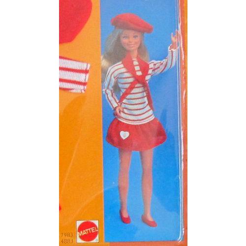 Barbie(バービー) スキッパー So Active ファッション / Red & ホワイトドレス， TAM (Beret/Cap) & Pair |  | 02