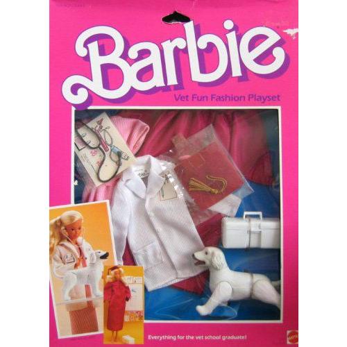 Barbie(バービー) Vet Fun ファッション Playset - Everything For The Vet School Graduate! (1984 Matt | 