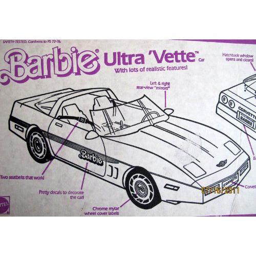 Barbie(バービー) ULTRA VETTE Convertible CORVETTE Car Vehicle (1985 Mattel Hawthorne) |  | 02
