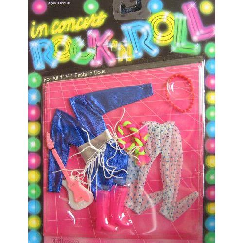 In Concert Rock 'N Roll ファッション For Barbie(バービー) & 11.5” 人形 (1985 Shillman) | 