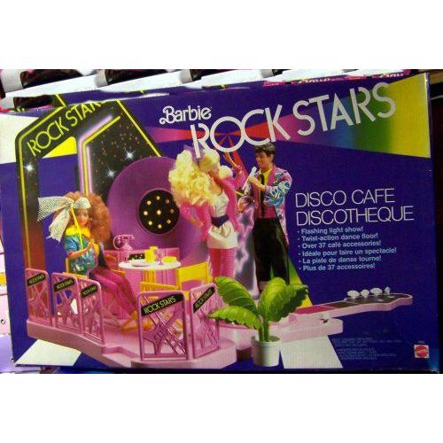 Barbie(バービー) ＆ The Rockers DANCE CAFE 37 Piece Playset / FLASHING LIGHT SHOW & Twist Action D | 