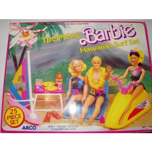 1986 ビンテージ Tropical Barbie(バービー): Hawaiian Surf Set | 